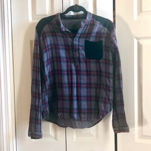 Joe’s Plaid Blouse